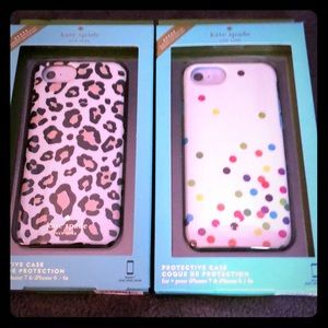Kate Spade iPhone 7 cases (two) NEW in packages